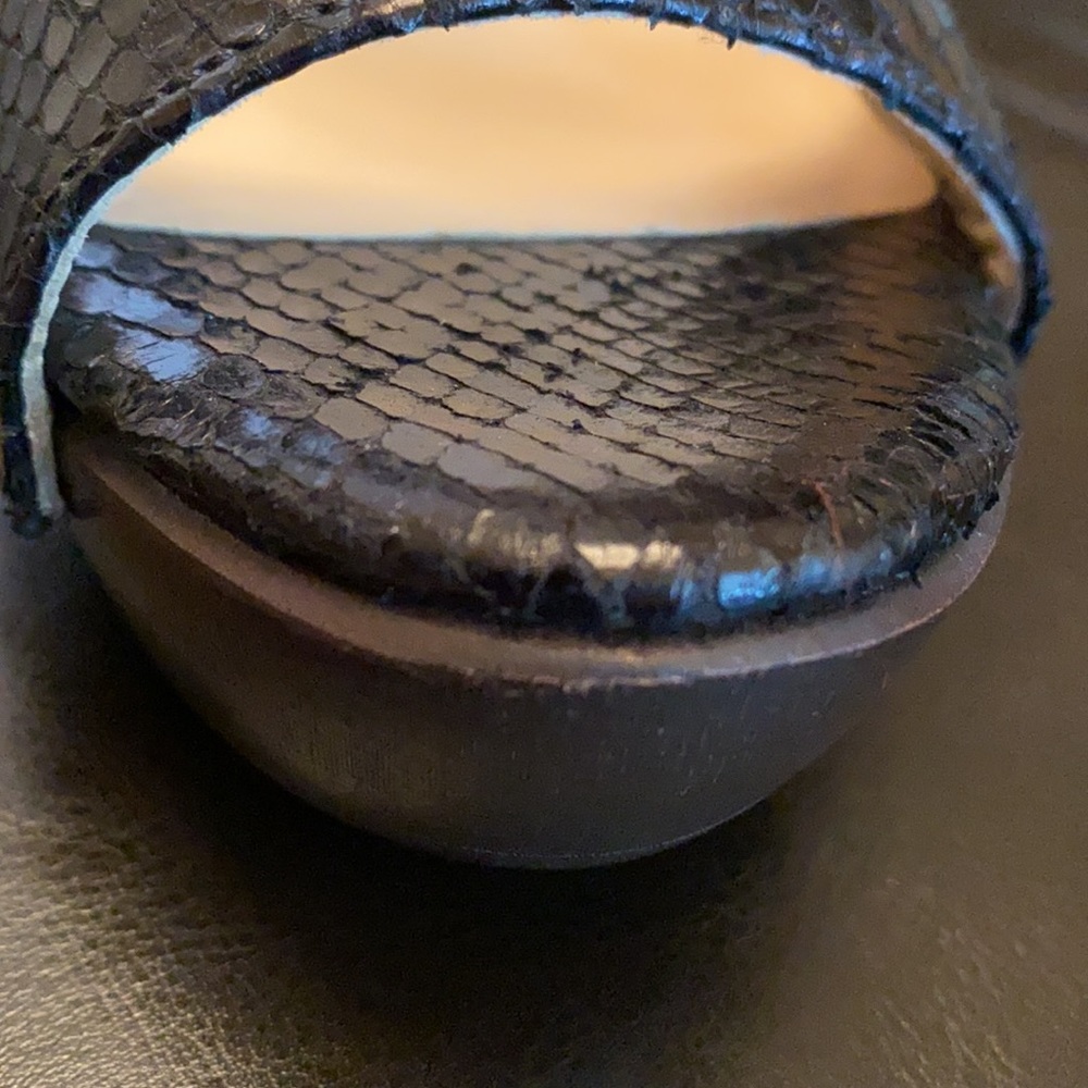 Jimmy Choo Wooden Heel Sandals - Picture 7 of 9